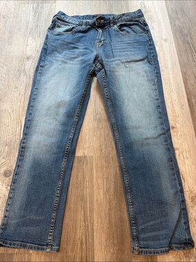 Banana Republic Men's Faded Blue Straight Jeans